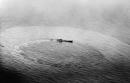 Moment image for Canadian forces pivotal in securing supply lines against German U-boats during the Battle of the Atlantic.