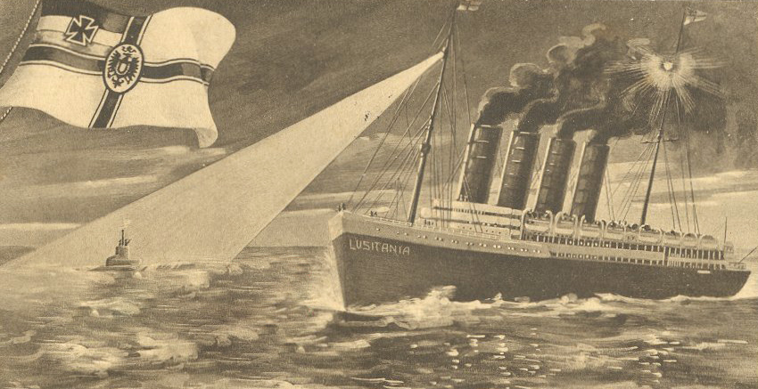 Moment image for Germany starts targeting vessels in the Atlantic with aggressive actions at sea.