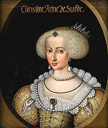 Moment image for Queen Christina signs Treaty of Roskilde, ceding Scanian lands to Denmark in 1658.