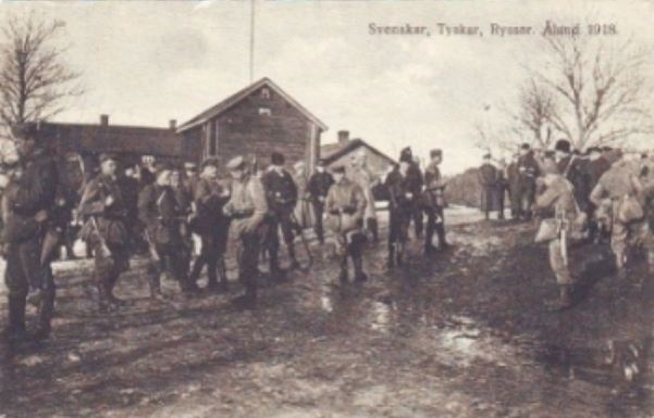 Moment image for German occupation of Åland during WWII infringes Swedish neutrality, a significant historical event.