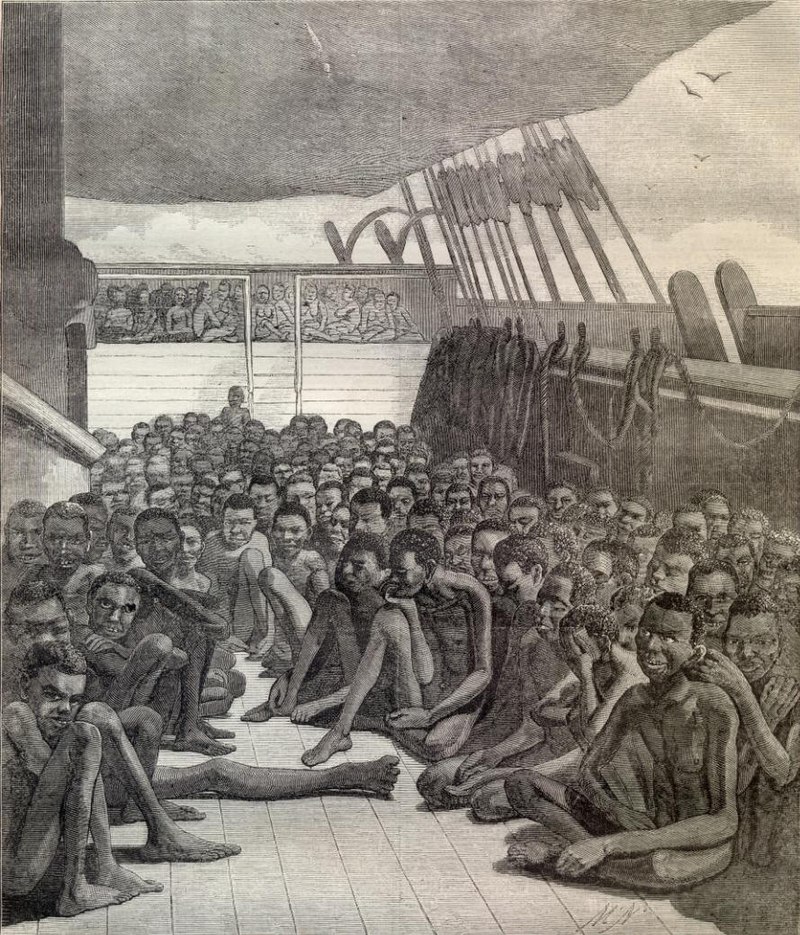 Moment image for Introduction of slave trade by Portugal in Africa, impact on history and society explored.