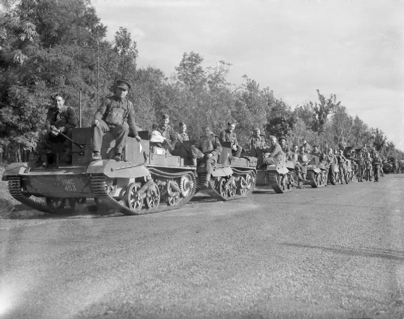 Moment image for British forces take over French defenses