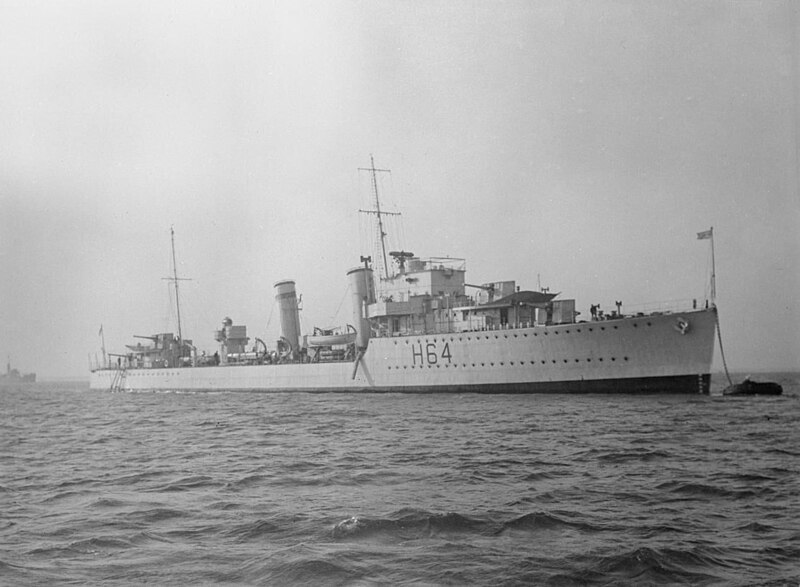Moment image for HMS Duchess sinks after collision