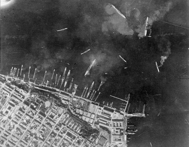 Moment image for British attack Italian navy at Taranto