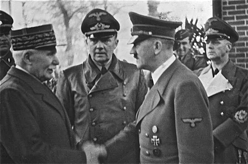 Moment image for Hitler meets Pétain at Montoire