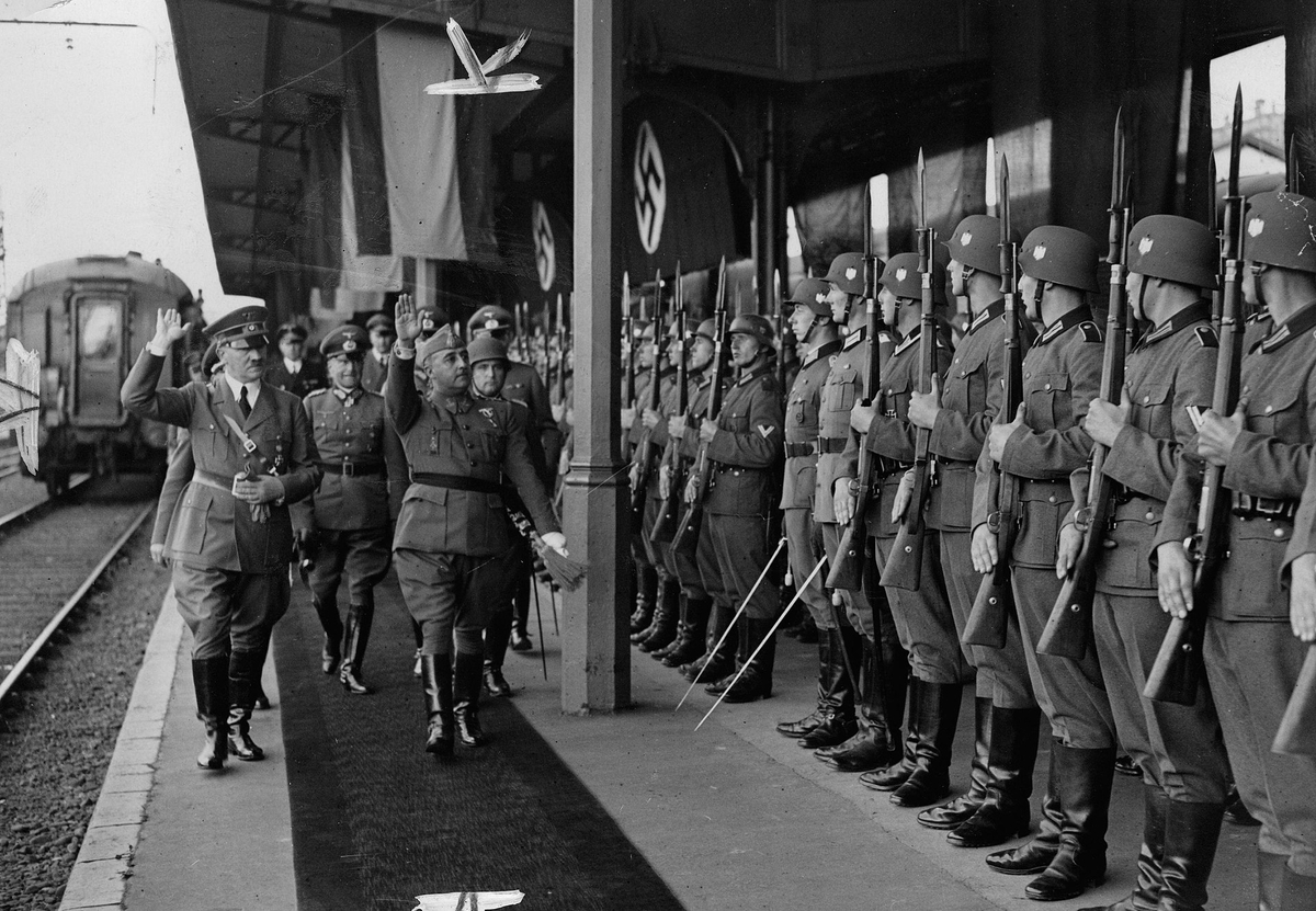 Moment image for Hitler meets Franco at Hendaye