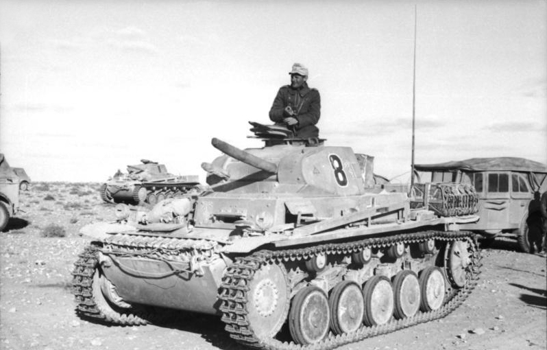 Moment image for German Panzers arrive in North Africa