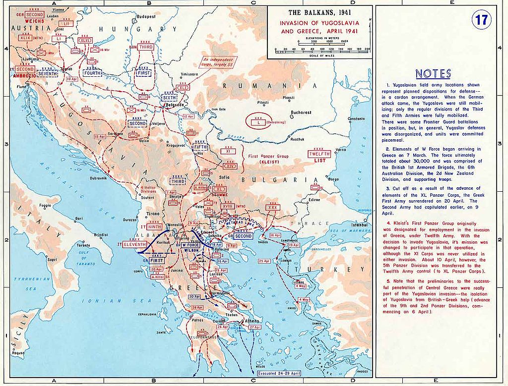 Moment image for Invasions of Yugoslavia and Greece