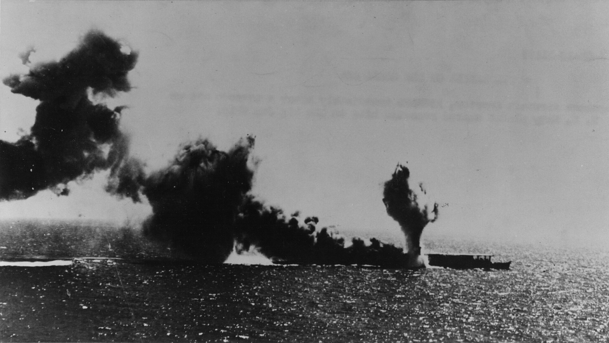 Moment image for First carrier strike of the Battle of the Coral Sea