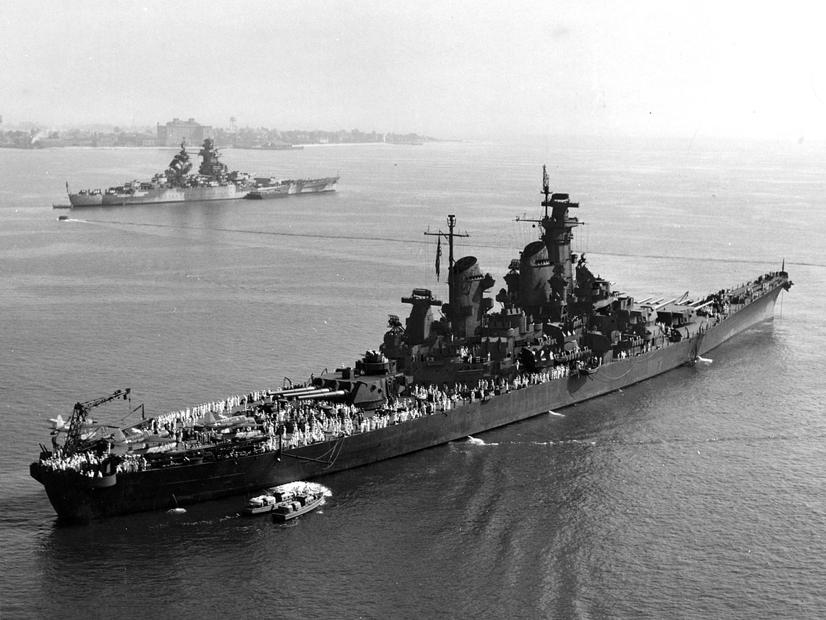 Moment image for USS New Jersey Commemorates Pearl Harbor Attack