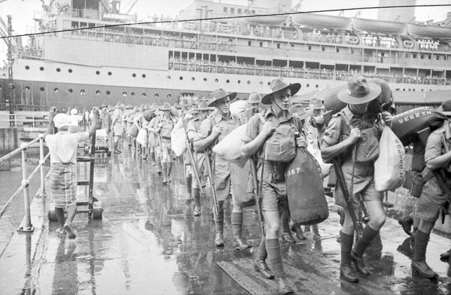 Moment image for British Troops Retreat for Final Defense