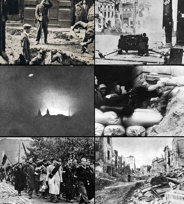 Moment image for The Warsaw Uprising, staged by the Polish Home Army, begins