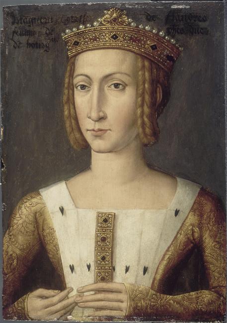Moment image for Royal wedding: Margaret III of Flanders weds Philip the Bold.