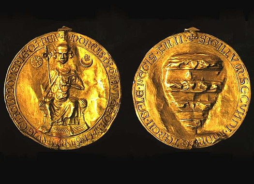 Moment image for Royal power limited by Golden Bull of 1222 - nobility rights established by King Andrew II