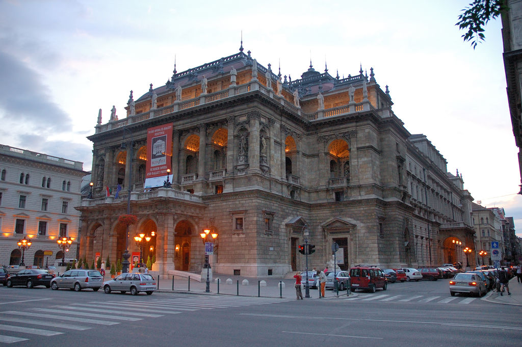 Moment image for Foundation stone laid for State Opera House in Budapest