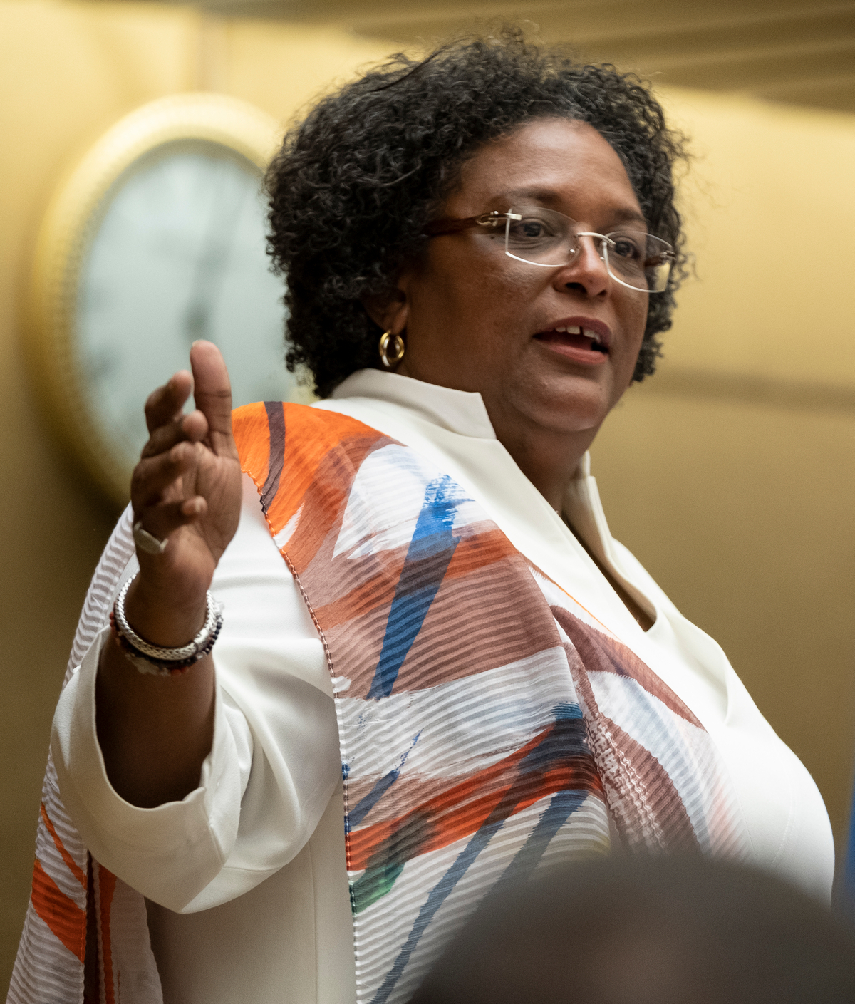 Moment image for Mia Mottley Becomes Barbados' First Female Prime Minister