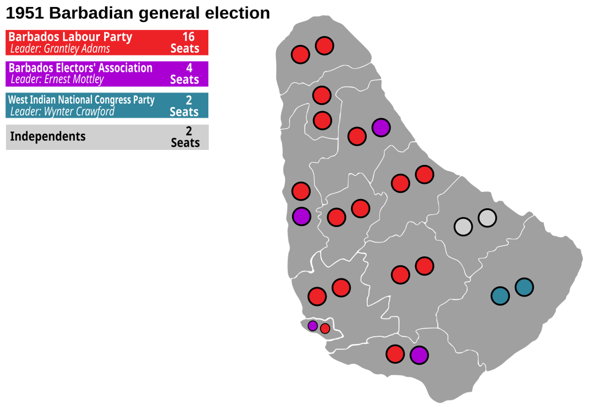 Moment image for Barbados' First Election with Universal Suffrage