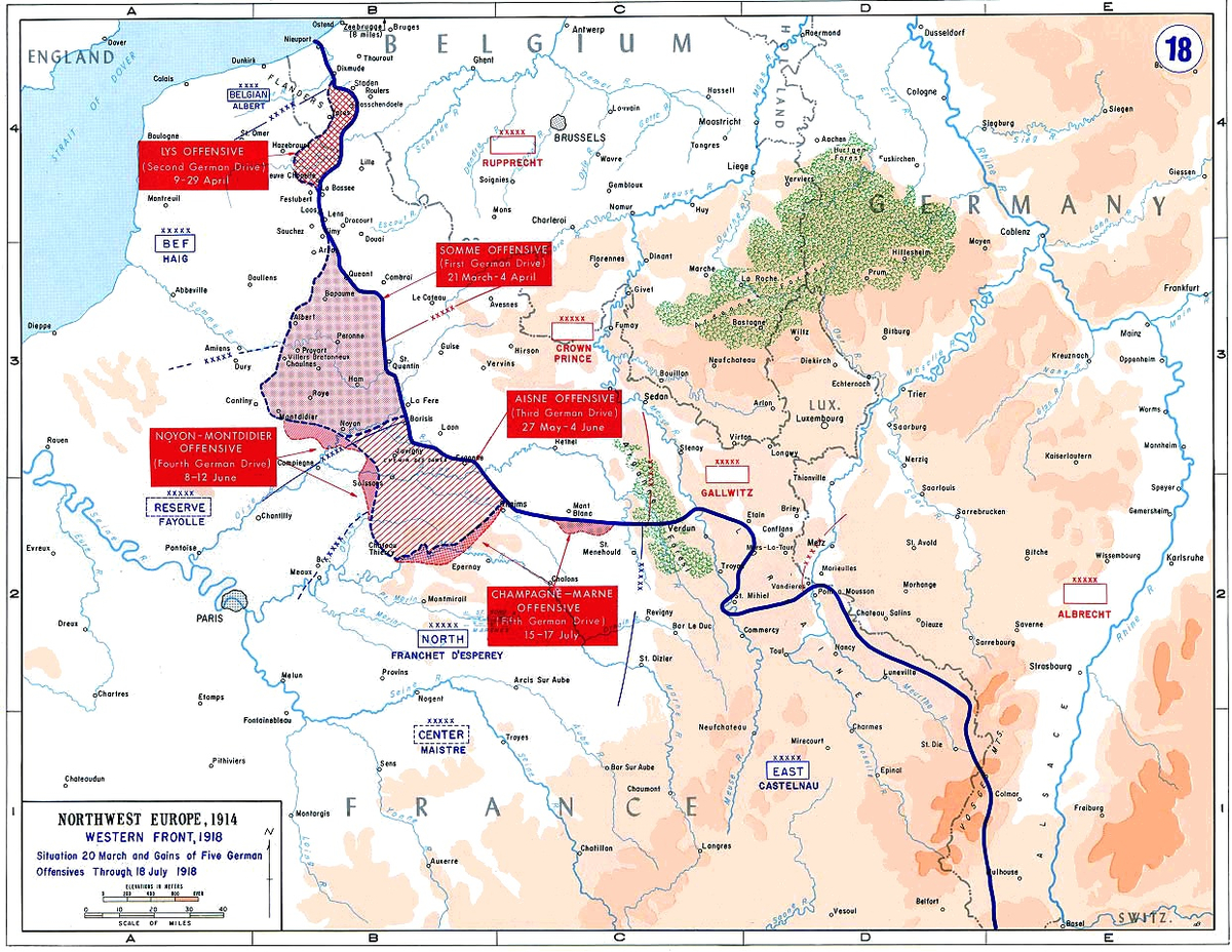 Moment image for The Second Battle of the Marne: Turning point in WWI with French and American collaboration.