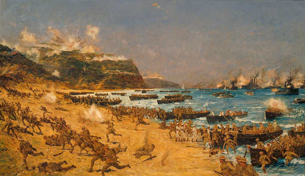 Moment image for Gallipoli Campaign: Allied forces face Ottoman resistance in failed bid for strategic victory.