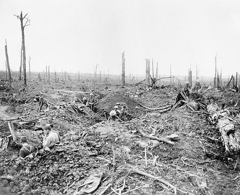 Moment image for Intense Battle of the Somme: Brutal trench warfare and high casualties on both sides.