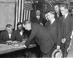Moment image for Conscription Act of WWI: Mobilizing US troops and reshaping the military demographic landscape.