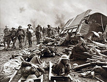 Moment image for Battle of Menin Road Ridge: Allies advance against German defenses in Passchendaele campaign.