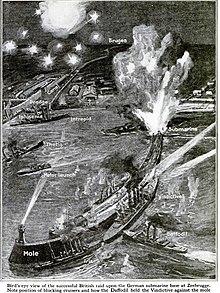 Moment image for British Naval Raid on Zeebrugge to Halt German U-boats: A Strategic WWI Operation