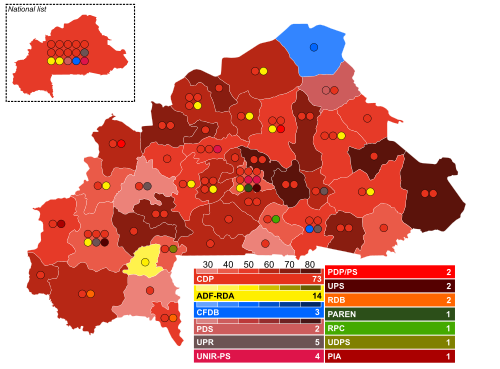 Moment image for Ruling party secures parliamentary majority.