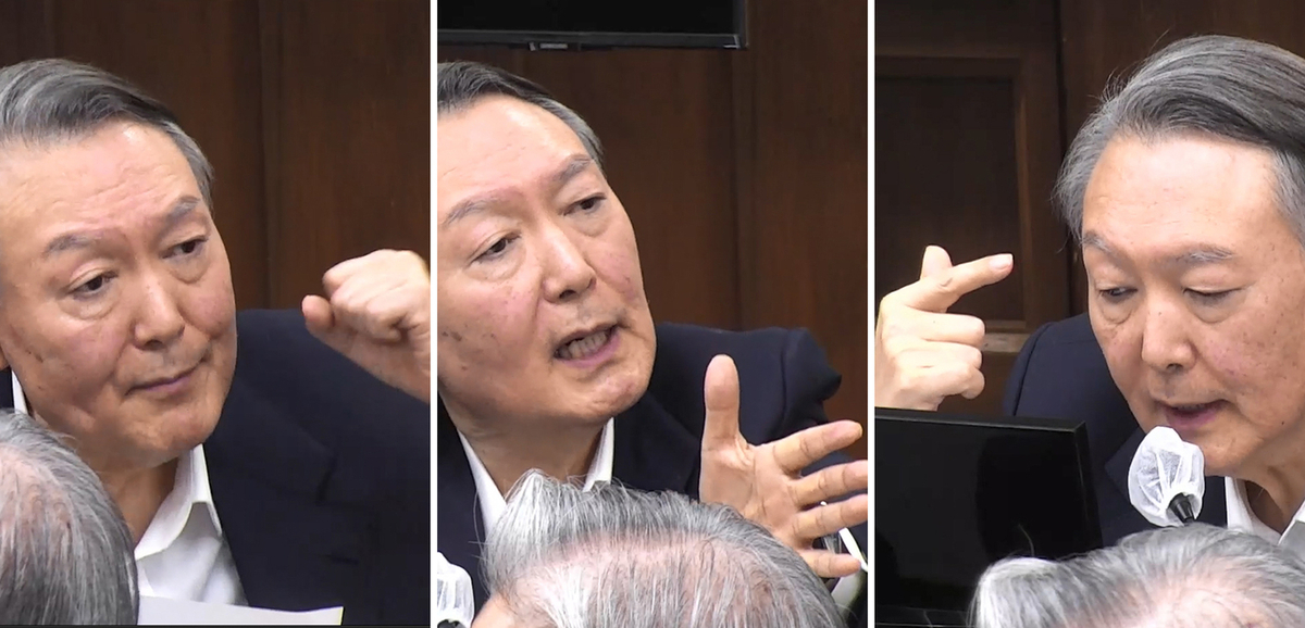 Moment image for Former South Korean President Yoon Suk Yeol sentenced to five years in first ruling tied to the 2024 martial law decree.