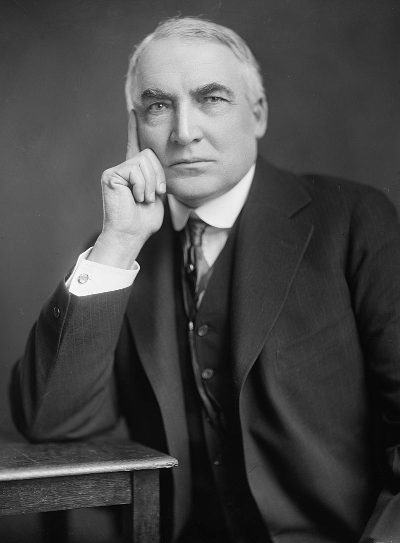 Moment image for Warren G. Harding appointed as the 29th President