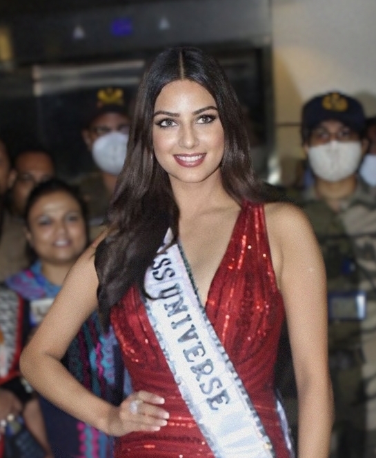 Moment image for Harnaaz Sandhu: India's Miss Universe, Empowering Women Globally.