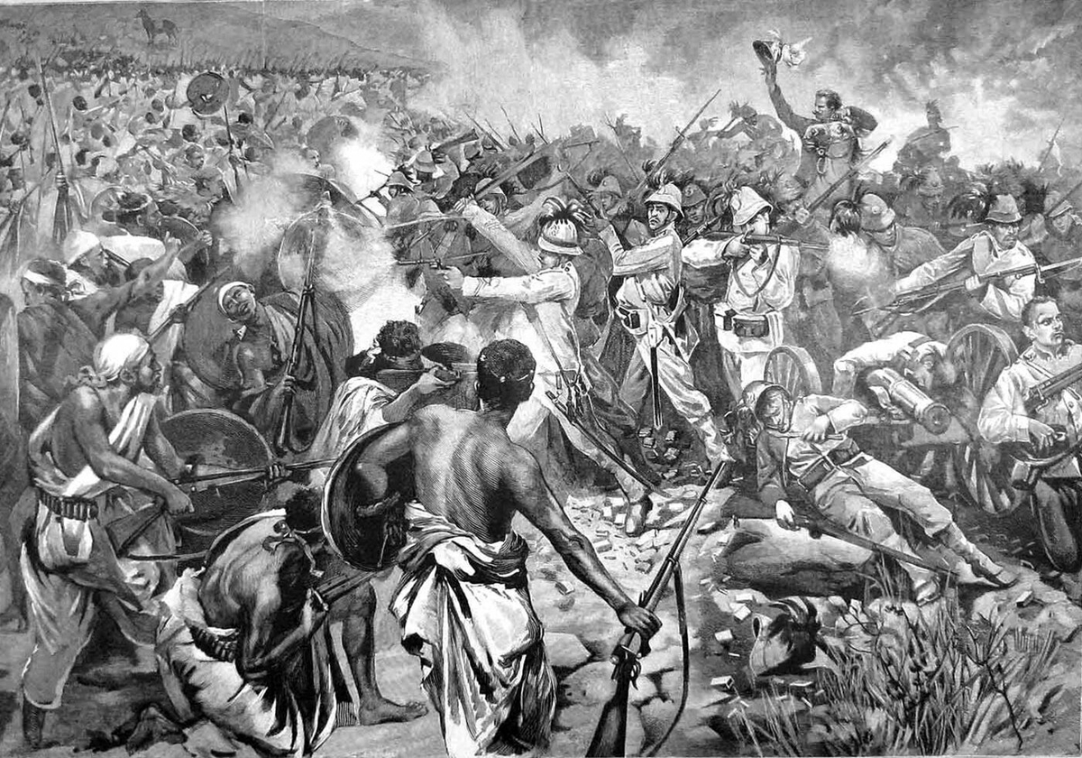 Moment image for Victory against Italian forces in a significant historical battle.