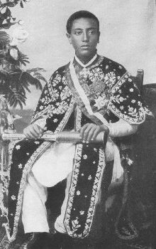 Moment image for Emperor Lidj Jasu escapes palace coup orchestrated by his aunt Zauditu.