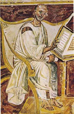Moment image for Saint Augustine's death during Vandal siege at Hippo Regius, a significant loss.