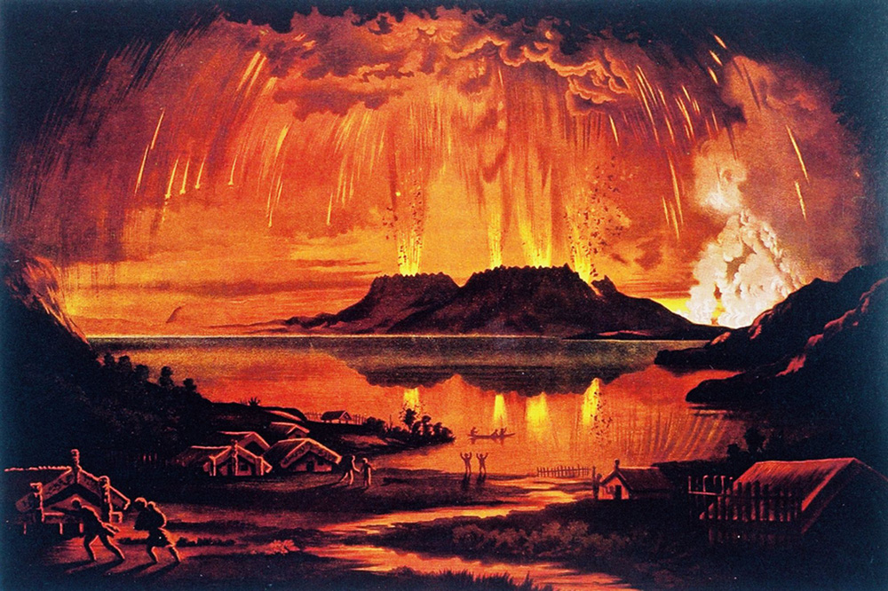 Moment image for Tragic Eruption: Pink & White Terraces Destroyed, 120 Lives Lost