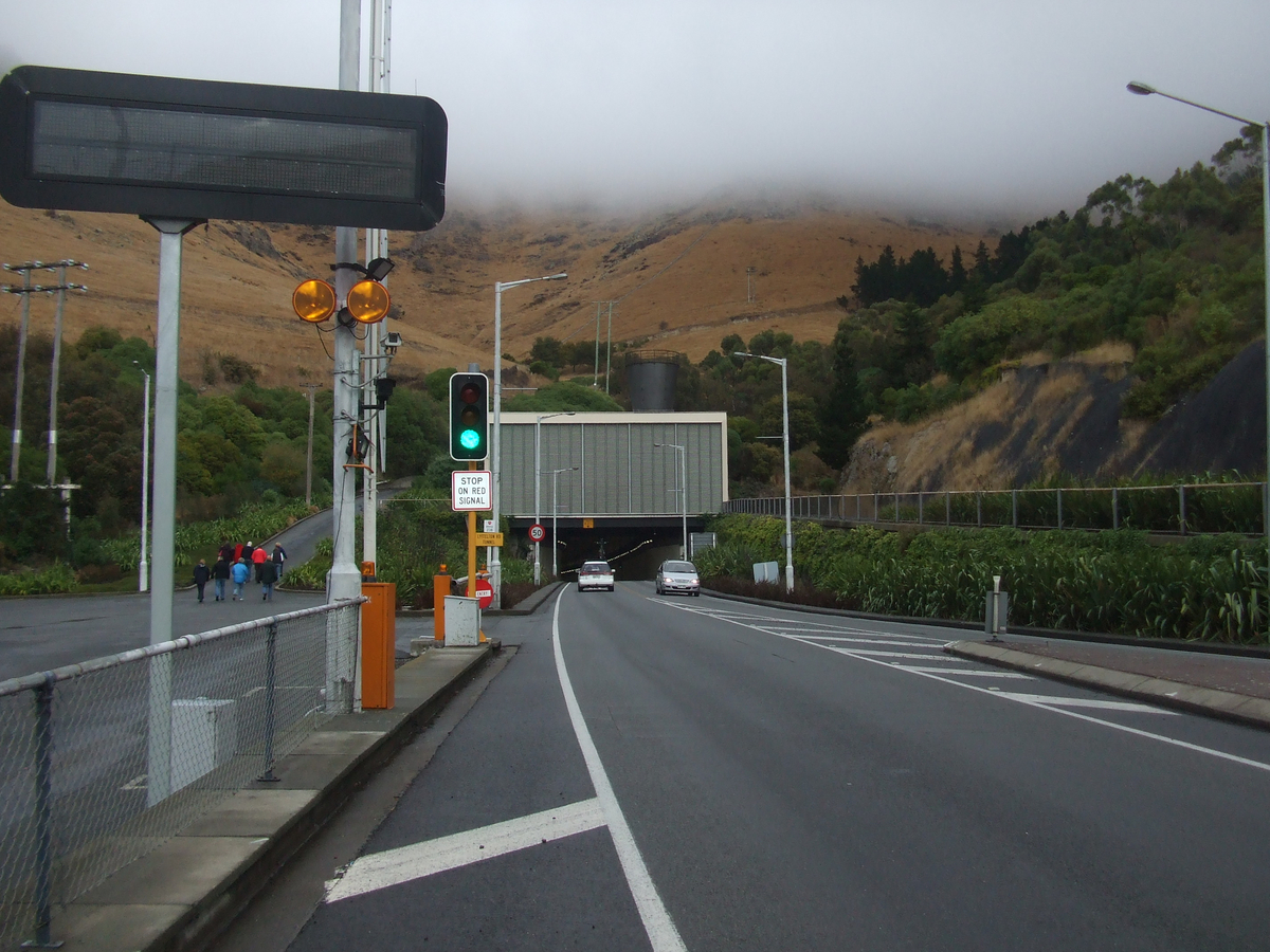 Moment image for Lyttelton Road Tunnel: Former Longest Tunnel in Country.
