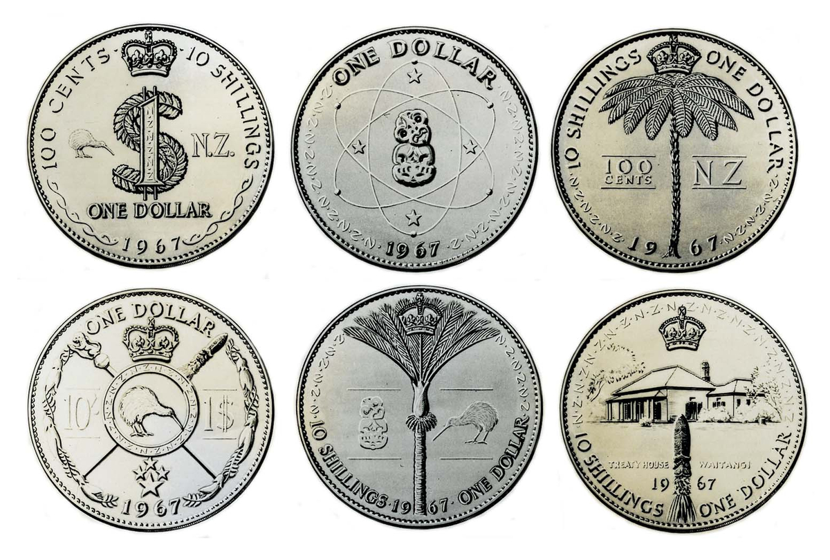Moment image for Decimal currency: New Zealand dollar replaces pound at a rate of £1 to $2.