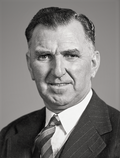 Moment image for Sidney Holland appointed Leader of the Opposition