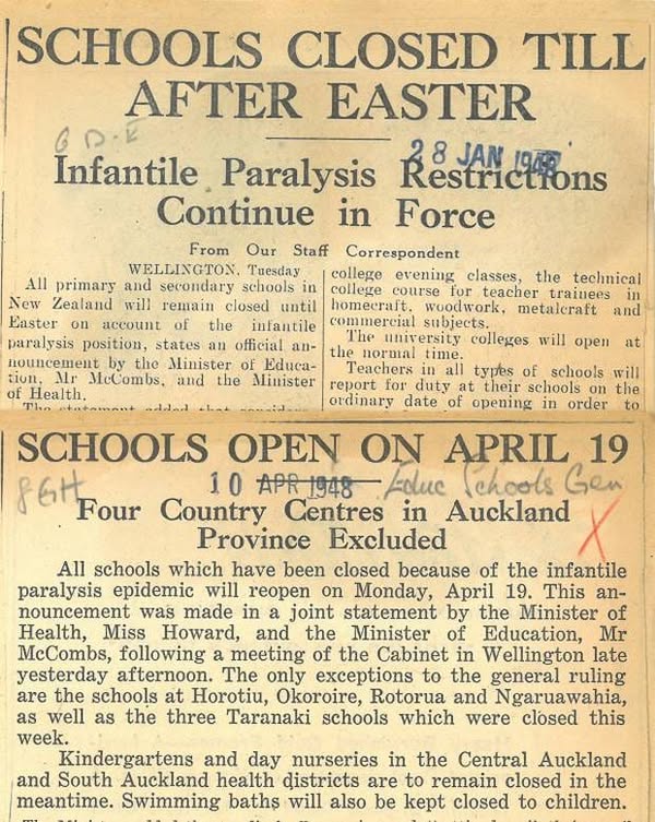 Moment image for Polio epidemic forces school closures
