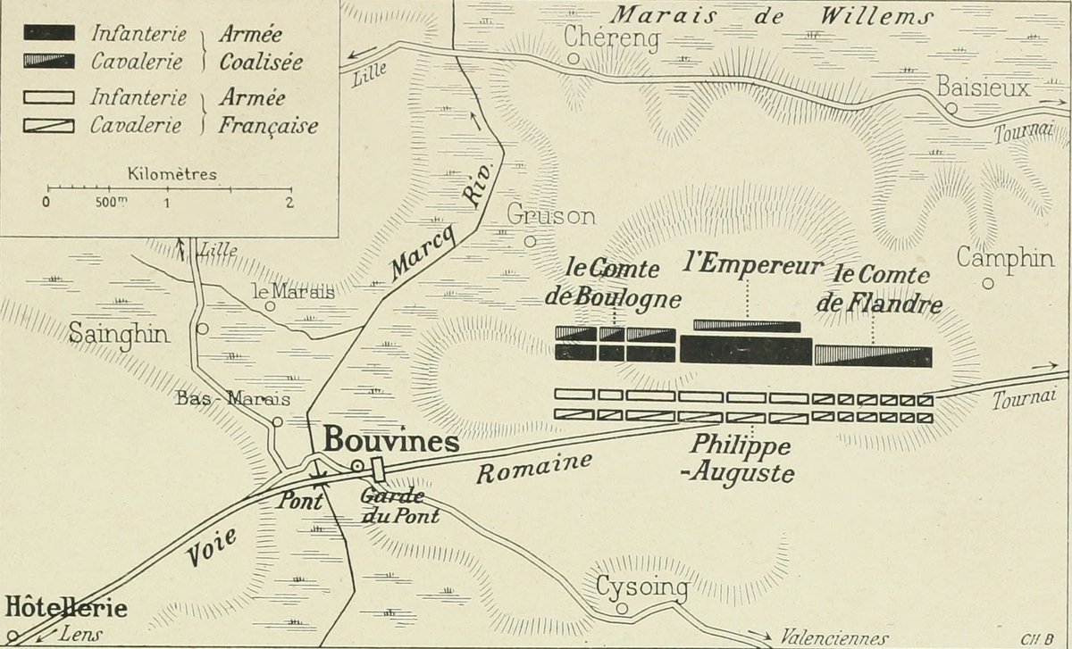 Moment image for Battle of Bouvines: Dutch Army with King Philip II vs Holy Roman Emperor Otto IV.