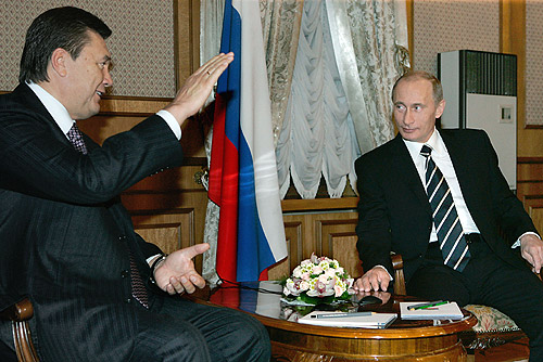 Moment image for Viktor Yanukovych removed from presidency in Ukraine.