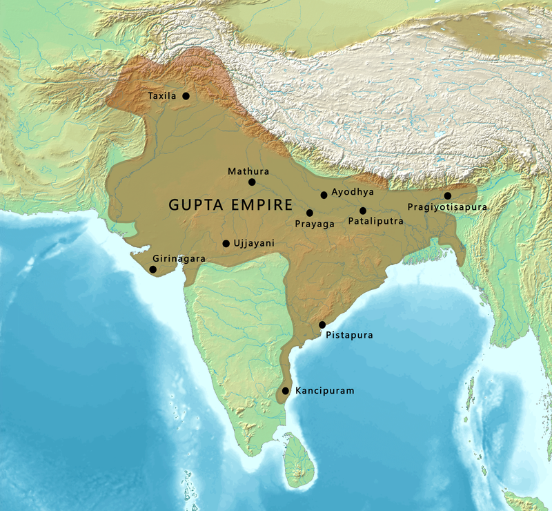 Moment image for Gupta Empire succeeded by Gurjaradesa and others