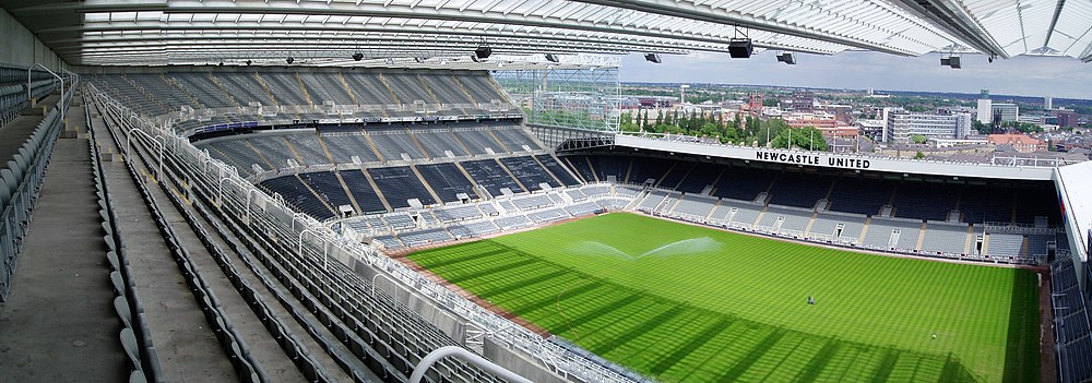 Moment image for Newcastle United unveils revamped St. James' Park in grand ceremony.