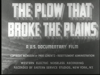 Moment image for The Plow That Broke the Plains