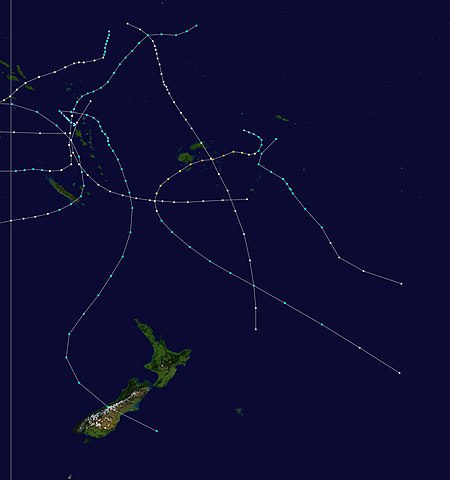 Moment image for Cyclone Meli's Devastation in Tepuka Vili Vili, Tuvalu.