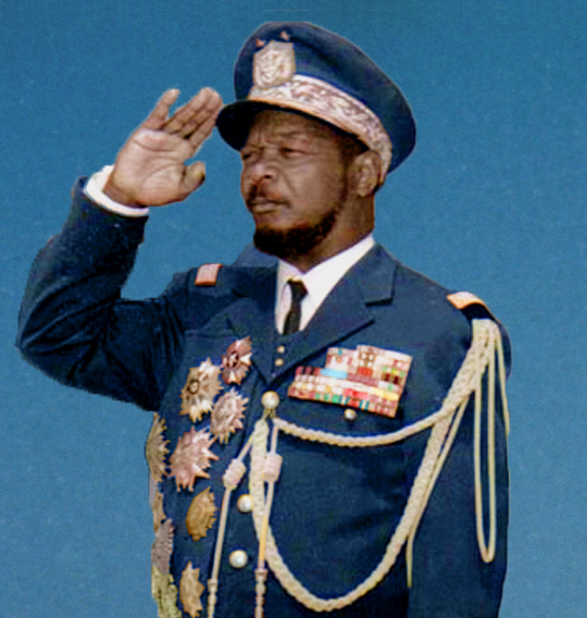 Moment image for French intervention topples Jean-Bédel Bokassa's regime.