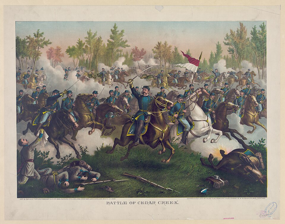 Moment image for Sheridan's decisive defeat at Cedar Creek