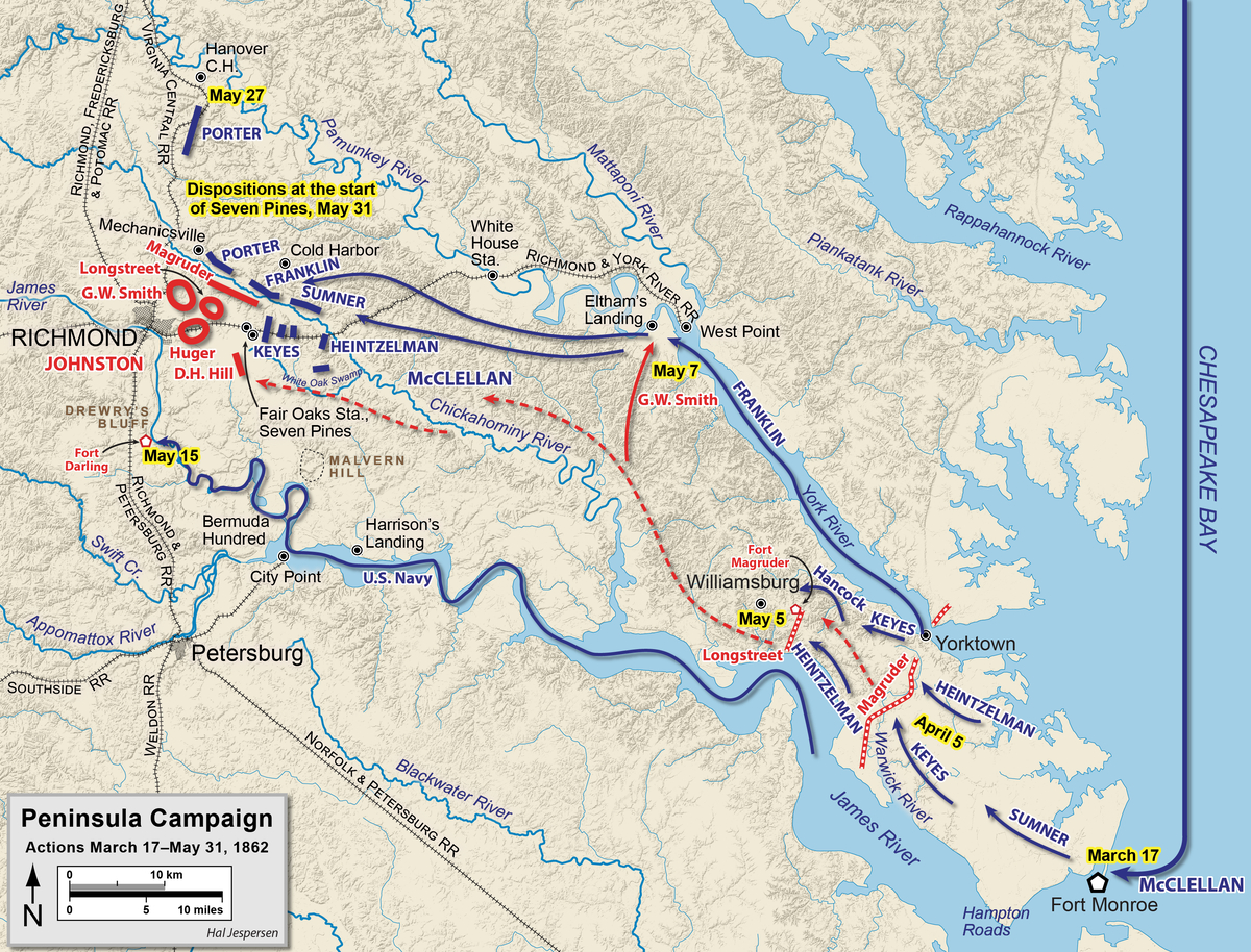 Moment image for Army of the Peninsula Merged into Army of Northern Virginia