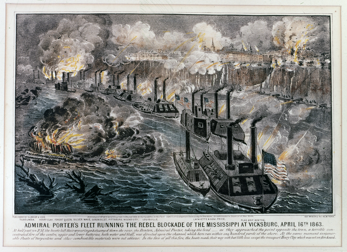 Moment image for Union Victory at Vicksburg Secures Control