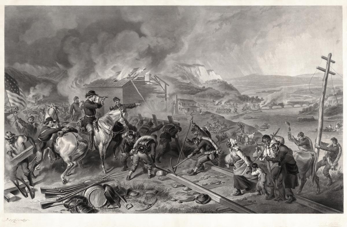 Moment image for Sherman's Army and Freed Slaves in Savannah